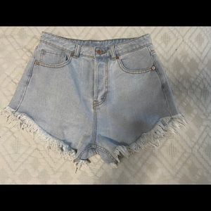 jean shorts